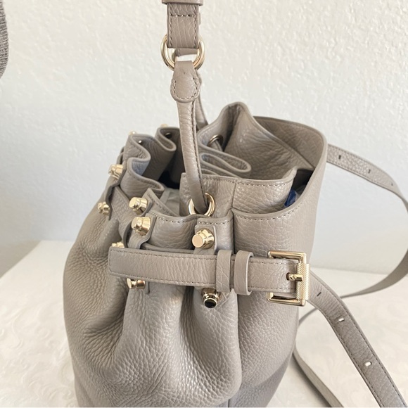 Alexander Wang Gray Diego Studded Drawstring Bag - Picture 8 of 15